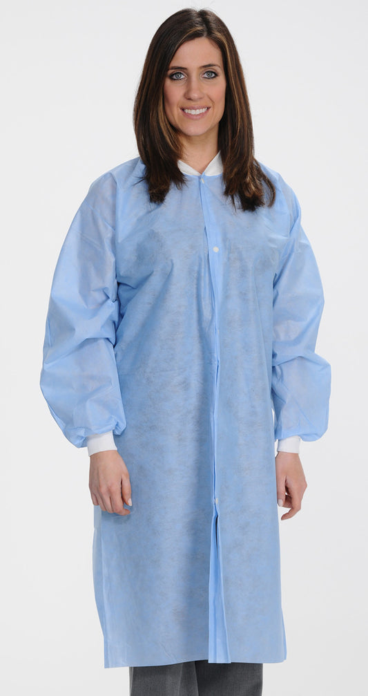 ValuMax NP3560 Easy-Breathe“SMS” Lab Coat (No Pocket) 10pcs/pkg