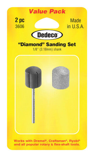 Dedeco 3606 Diamond Dome/Mandrel 1/8 2/Kit