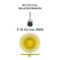 Dedeco 1877 Sunburst 3 TA E-Z Loc White 120 Grit Size (A/O) 10/Bx