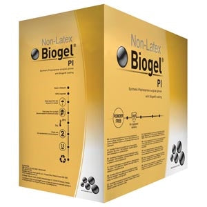Bosma 71-408 Biogel Polyisoprene Surgical Gloves, Sterile, Non-Latex, Powder Free (PF)- 50pr/bx, 4bx/cs
