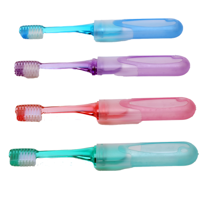 Oraline 000-44004B Adult Full Head Toothbrush  - Soft Bristle Institutional 34 Tuft Travel Toothbrush 144/Box (72/Case)
