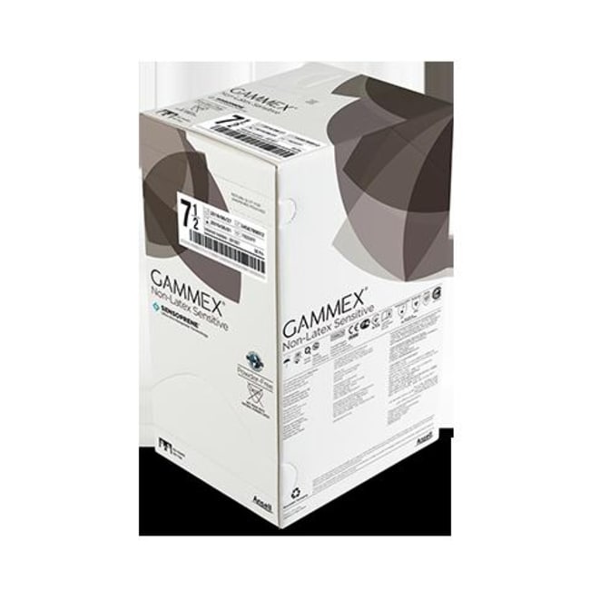 Bosma 71-AN772 GAMMEX Non-Latex Sensitive Surgical Gloves Sterile Powder-Free Surgical Gloves – 50 Pairs/Box, 4 Boxes/Case