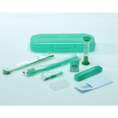 Oraline 000-48018CS Orthodontic Patient Kit  - 8 Piece Braces Care Kit in Plastic Case  (36/Case)