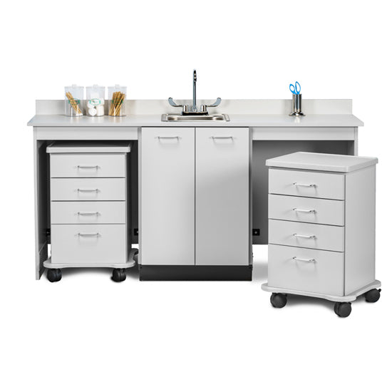 Clinton 48072D 72" Dual, Cart-Mate Cabinet