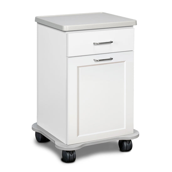Clinton 4910-C Fashion Finish, Cart-Mate Cart with 1 Drawer and 1 Door