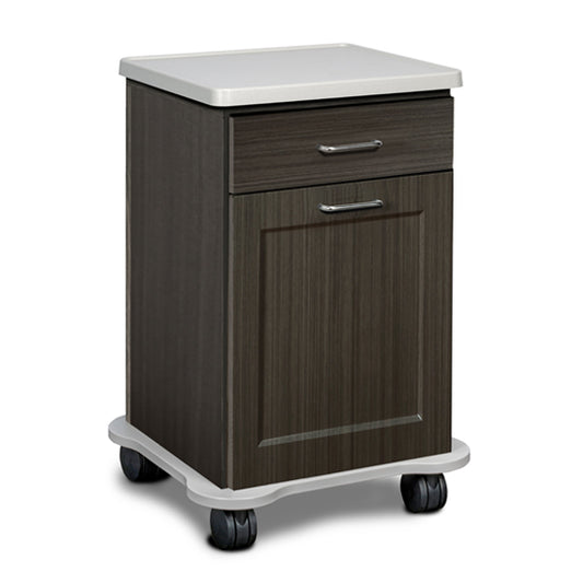 Clinton 4910-C Fashion Finish, Cart-Mate Cart with 1 Drawer and 1 Door