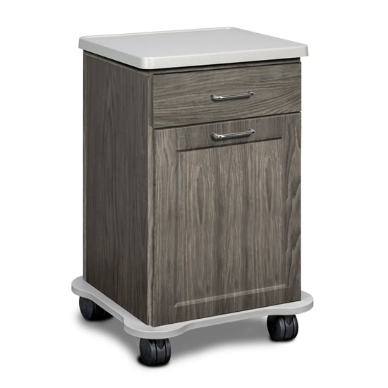 Clinton 4910-C Fashion Finish, Cart-Mate Cart with 1 Drawer and 1 Door