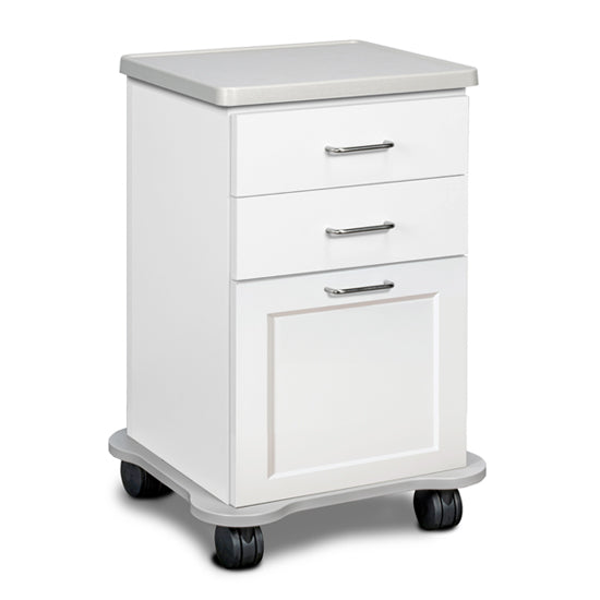 Clinton 4920-C Fashion Finish, Cart-Mate Cart with 2 Drawers and 1 Door
