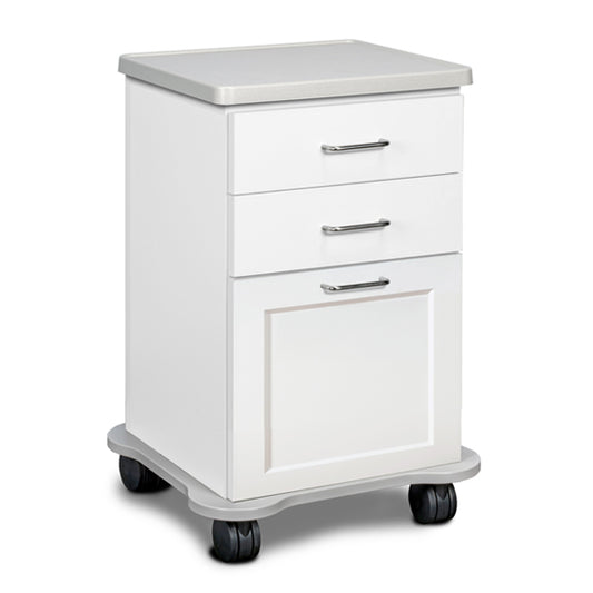 Clinton 4920-C Fashion Finish, Cart-Mate Cart with 2 Drawers and 1 Door