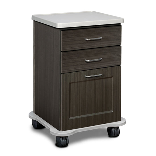 Clinton 4920-C Fashion Finish, Cart-Mate Cart with 2 Drawers and 1 Door