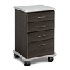 Clinton 4940-C Fashion Finish, Cart-Mate Cart with 4 Drawers