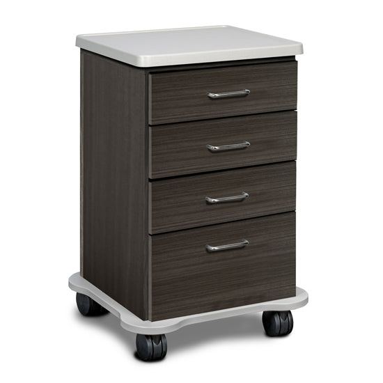 Clinton 4940-C Fashion Finish, Cart-Mate Cart with 4 Drawers