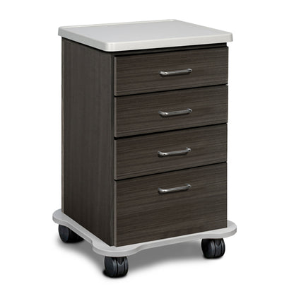 Clinton 4940-C Fashion Finish, Cart-Mate Cart with 4 Drawers