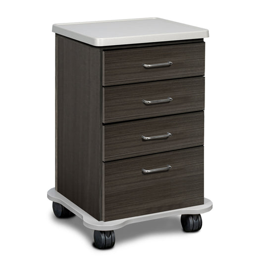 Clinton 4940-C Fashion Finish, Cart-Mate Cart with 4 Drawers