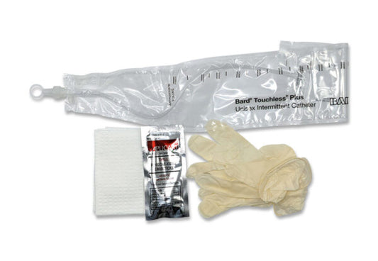 Bosma 10-4A5144 Intermittent Urethral Catheter Kit 14Fr Vinyl Straight Tip with Insertion Supplies – Sterile Urinary Catheter Kit, 50/Case