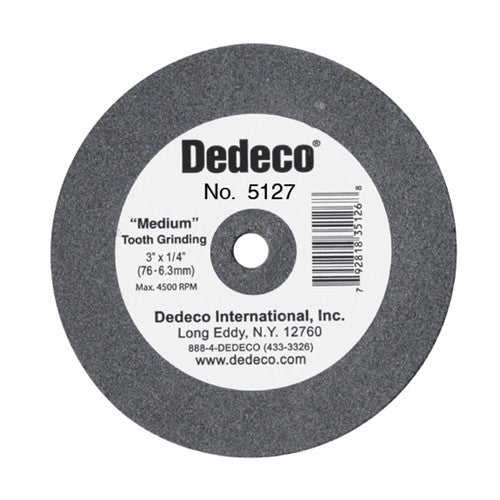 Dedeco 5127 Black Lathe Wheel 3 x 3/8 1/Unit