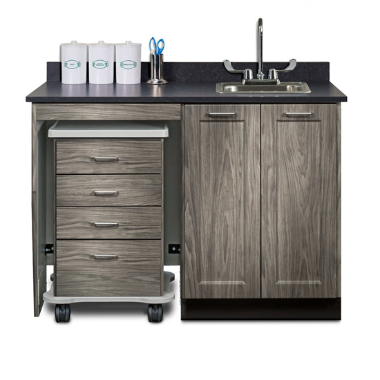 Clinton 58048L 48" Fashion Finish, Cart-Mate Cabinet/Cart Left