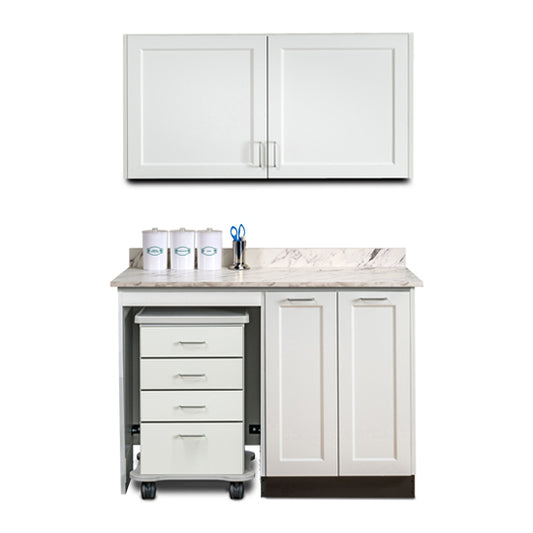 Clinton 758048L Ready Room My Way, 48" Fashion Finish, Cart-Mate Cabinetry Suite/Cart Left