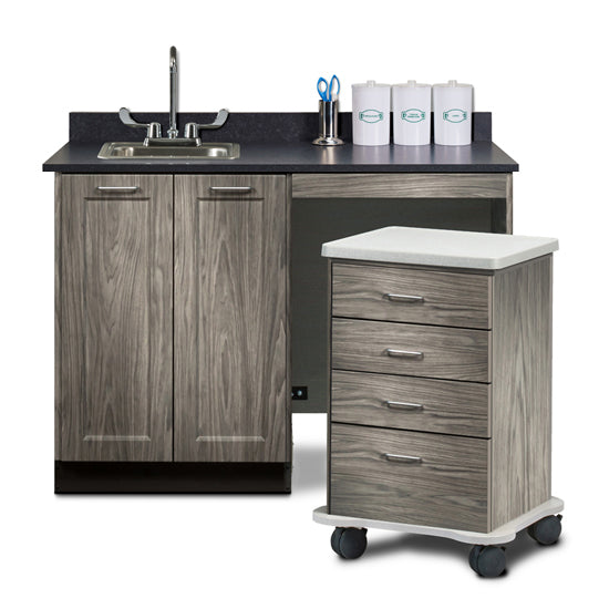 Clinton 58048R 48" Fashion Finish, Cart-Mate Cabinet/Cart Right