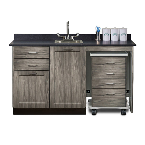 Clinton 58060MR 60" Fashion Finish, Cart-Mate Cabinet/Cart Right