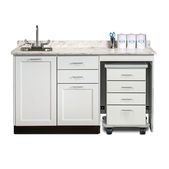 Clinton 58060R 60" Fashion Finish, Cart-Mate Cabinet/Cart Right