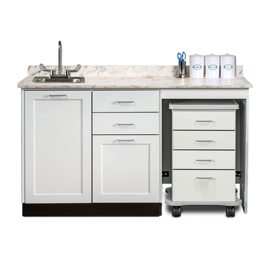 Clinton 58060R 60" Fashion Finish, Cart-Mate Cabinet/Cart Right