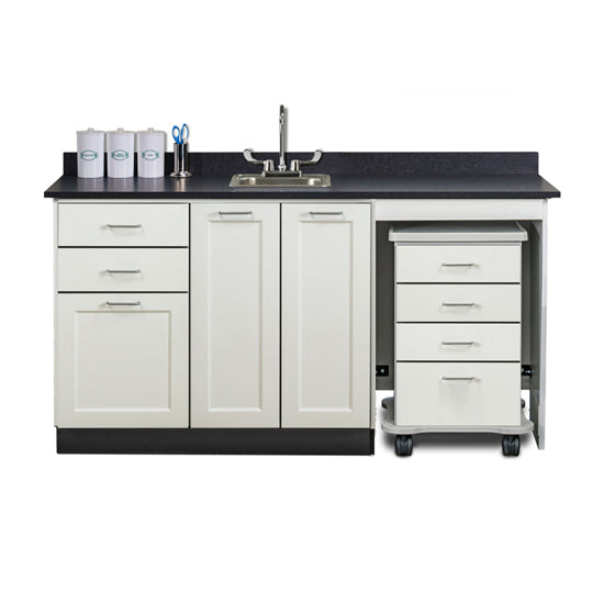 Clinton 58066MR 66" Fashion Finish, Cart-Mate Cabinet/Cart Right