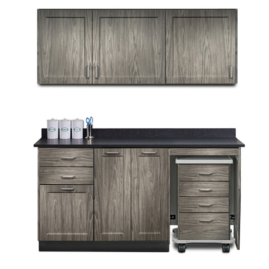 Clinton 758066MR Ready Room My Way,  66" Fashion Finish, Cart-Mate Cabinetry Suite/Cart Right/Double Doors Center