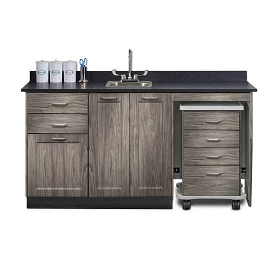 Clinton 58066MR 66" Fashion Finish, Cart-Mate Cabinet/Cart Right