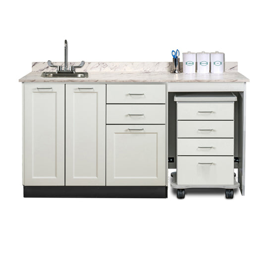 Clinton 58066R 66" Fashion Finish, Cart-Mate Cabinet/Cart Right