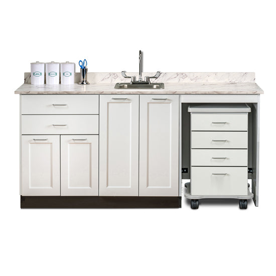 Clinton 58072MR 72" Fashion Finish, Cart-Mate Cabinet/Cart Right