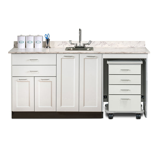 Clinton 58072MR 72" Fashion Finish, Cart-Mate Cabinet/Cart Right