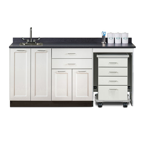 Clinton 58072R 72" Fashion Finish, Cart-Mate Cabinet/Cart Right