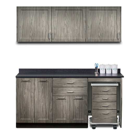 Clinton 758072R Ready Room My Way,  72" Fashion Finish,  Cart-Mate Cabinetry Suite/Cart Right