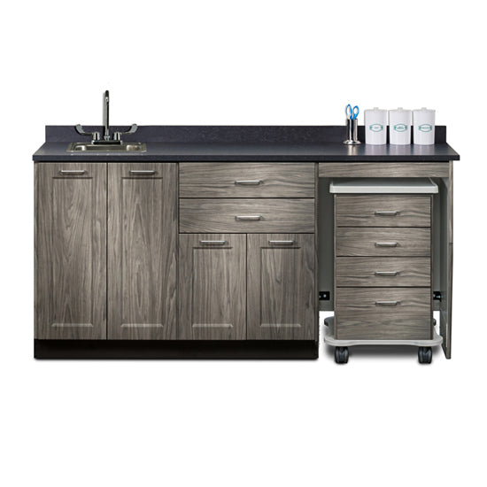 Clinton 58072R 72" Fashion Finish, Cart-Mate Cabinet/Cart Right