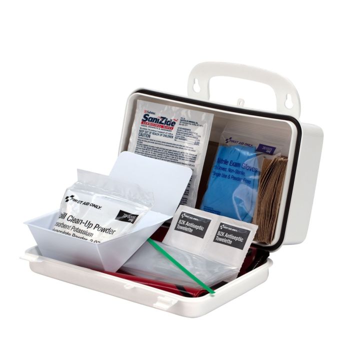 First Aid Only 6021 BBP Spill Clean Up Kit, Plastic Case