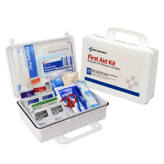 First Aid Only 6082 25 Person First Aid Kit, Plastic Case