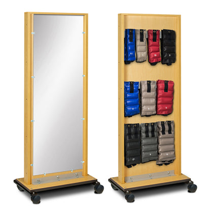 Clinton 6210-9 Mobile Adult Mirror with Cuff Weight Rac