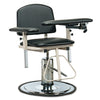 Clinton 6310 H Series, Padded, Blood Drawing Chair  with Padded Arms