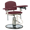 Clinton 6310 H Series, Padded, Blood Drawing Chair  with Padded Arms