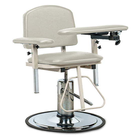 Clinton 6310 H Series, Padded, Blood Drawing Chair  with Padded Arms