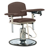 Clinton 6310 H Series, Padded, Blood Drawing Chair  with Padded Arms