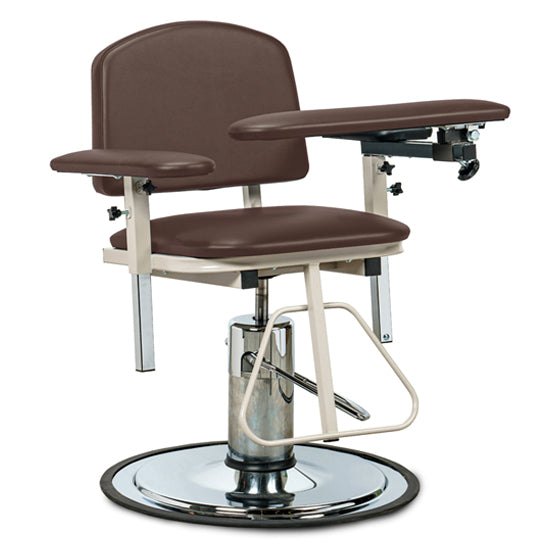 Clinton 6310 H Series, Padded, Blood Drawing Chair  with Padded Arms