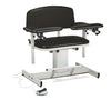 Clinton 6351 Power Series, Extra-Wide, Blood Drawing Chair with Padded Arms