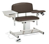 Clinton 6352 Power Series, Extra-Wide, Blood Drawing Chair  with Padded Flip Arm and Drawer