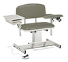 Clinton 6352 Power Series, Extra-Wide, Blood Drawing Chair  with Padded Flip Arm and Drawer