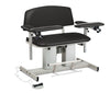 Clinton 6361 Power Series, Bariatric, Blood Drawing Chair with Padded Arms
