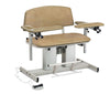 Clinton 6361 Power Series, Bariatric, Blood Drawing Chair with Padded Arms