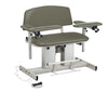 Clinton 6361 Power Series, Bariatric, Blood Drawing Chair with Padded Arms