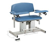 Clinton 6361 Power Series, Bariatric, Blood Drawing Chair with Padded Arms